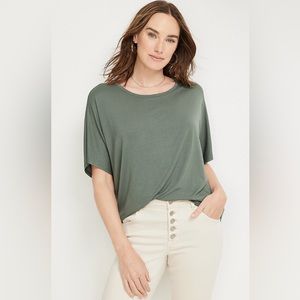 Maurice’s 24/7 Delano Boat Neck Dolman Tee